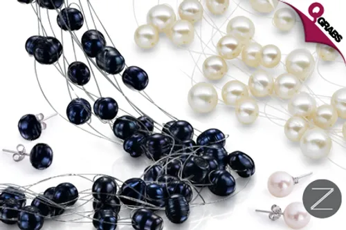 For QR159 Receive a Zenzhu Flower Girl Pearl Necklace and Earrings Set - Available in White OR Black Pearl! (QR675 Value)